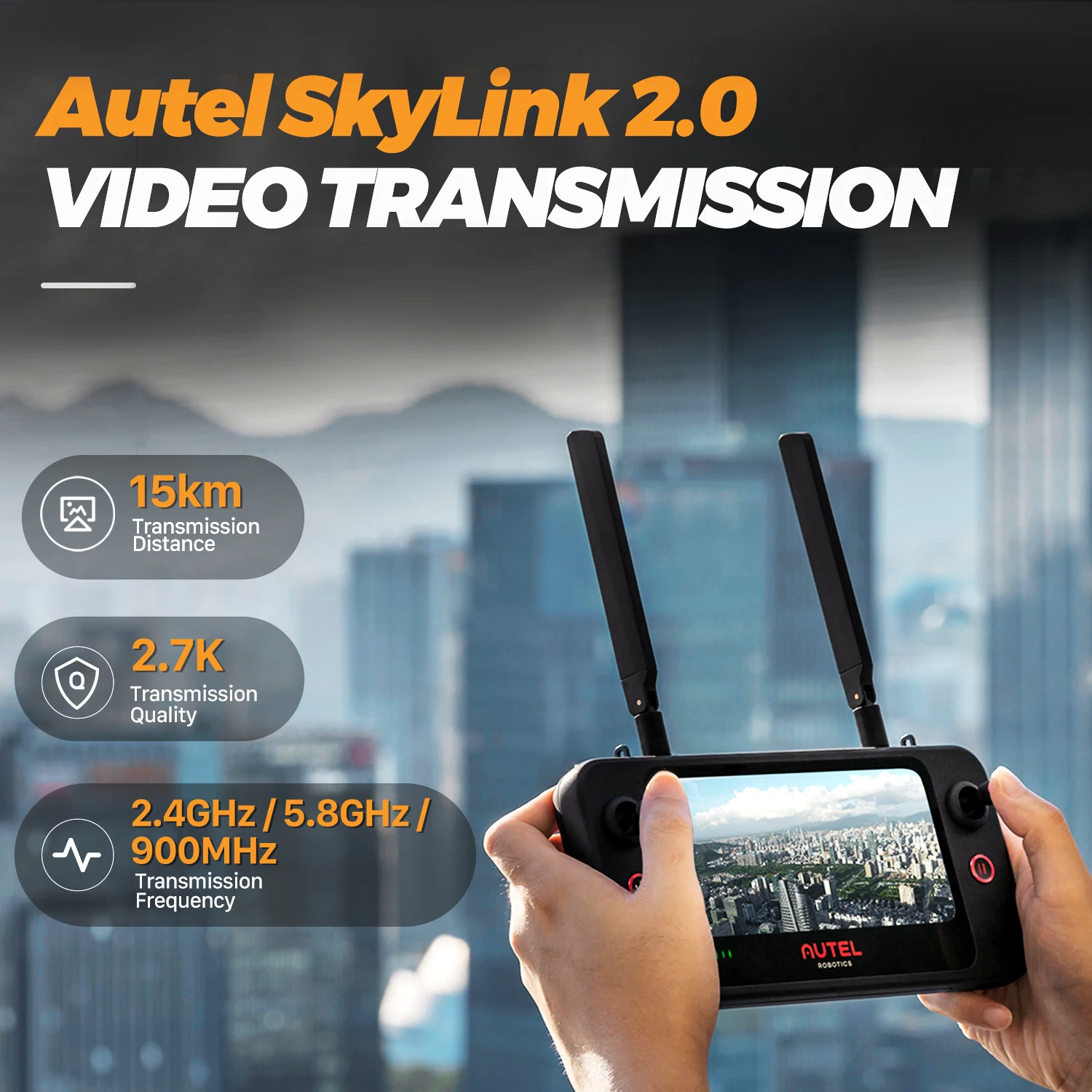Autel Robotics EVO II Pro V3 12-Bit Image 6K HDR Video Camera Drone Moonlight Algorithm 2.0 (ISO 44000) for Stunning Night Scene