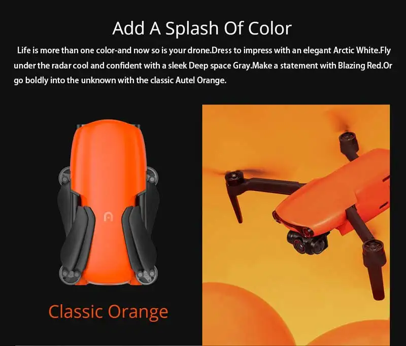 Autel Robotics EVO Nano Plus Standard /Combo 4K Camera Drone with Charger Batteries Remote Obstacle Avoidance Quadcopter Autel Robotics EVO Nano Plus Standard /Combo 4K Camera Drone with Charger Batteries Remote Obstacle Avoidance Quadcopter