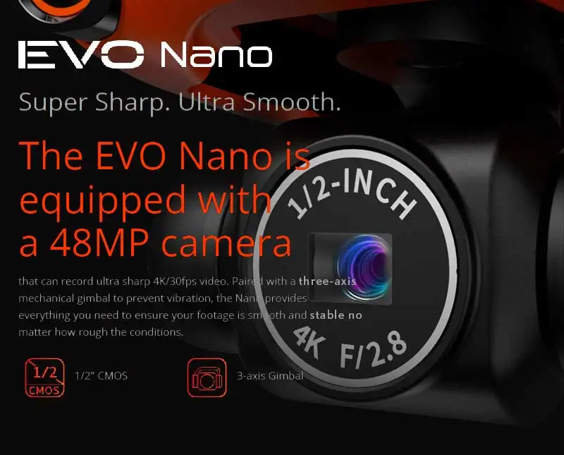 Autel Robotics EVO Nano Plus Standard /Combo 4K Camera Drone with Charger Batteries Remote Obstacle Avoidance Quadcopter Autel Robotics EVO Nano Plus Standard /Combo 4K Camera Drone with Charger Batteries Remote Obstacle Avoidance Quadcopter