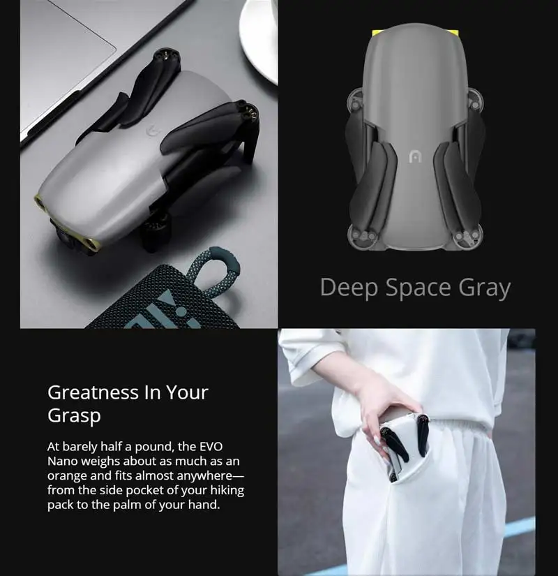 Autel Robotics EVO Nano Plus Standard /Combo 4K Camera Drone with Charger Batteries Remote Obstacle Avoidance Quadcopter Autel Robotics EVO Nano Plus Standard /Combo 4K Camera Drone with Charger Batteries Remote Obstacle Avoidance Quadcopter