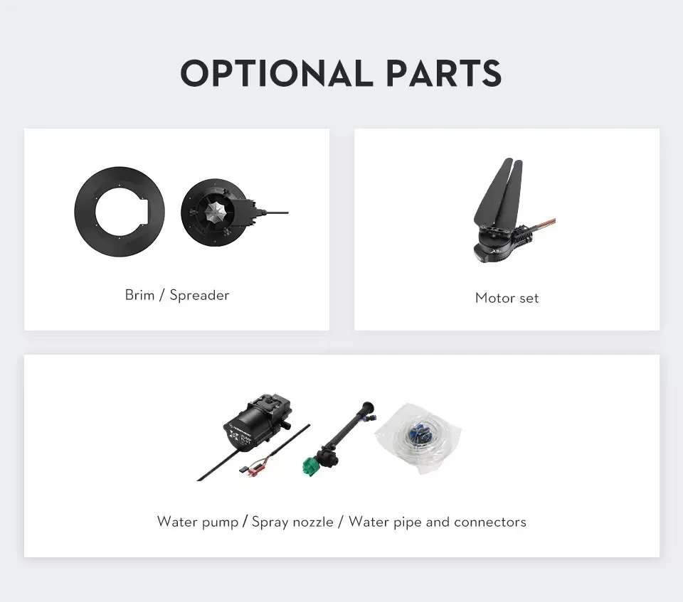 EFT E610P 6-axis 10L agricultural sprayers drone frame carbon fiber aircraft seeder uav spraying Drone parts