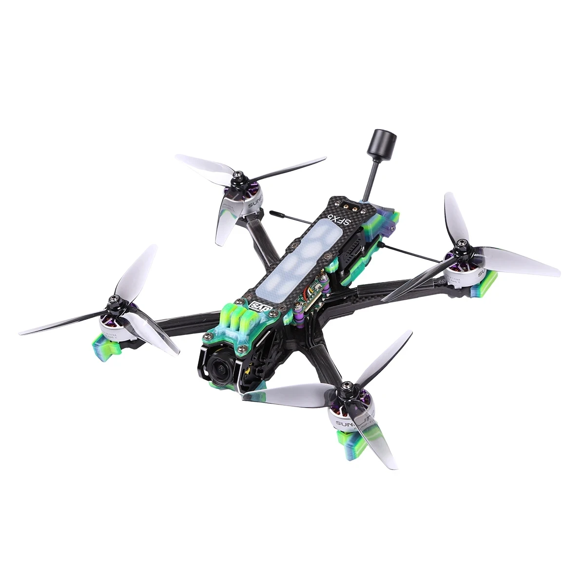 DYS SFX5 X Type 5 Inch Freestyle FPV Drone 6S HD O3 Carbon Fiber FPV Racing Drone DYS SFX5 X Type 5 Inch Freestyle FPV Drone 6S HD O3 Carbon Fiber FPV Racing Drone
