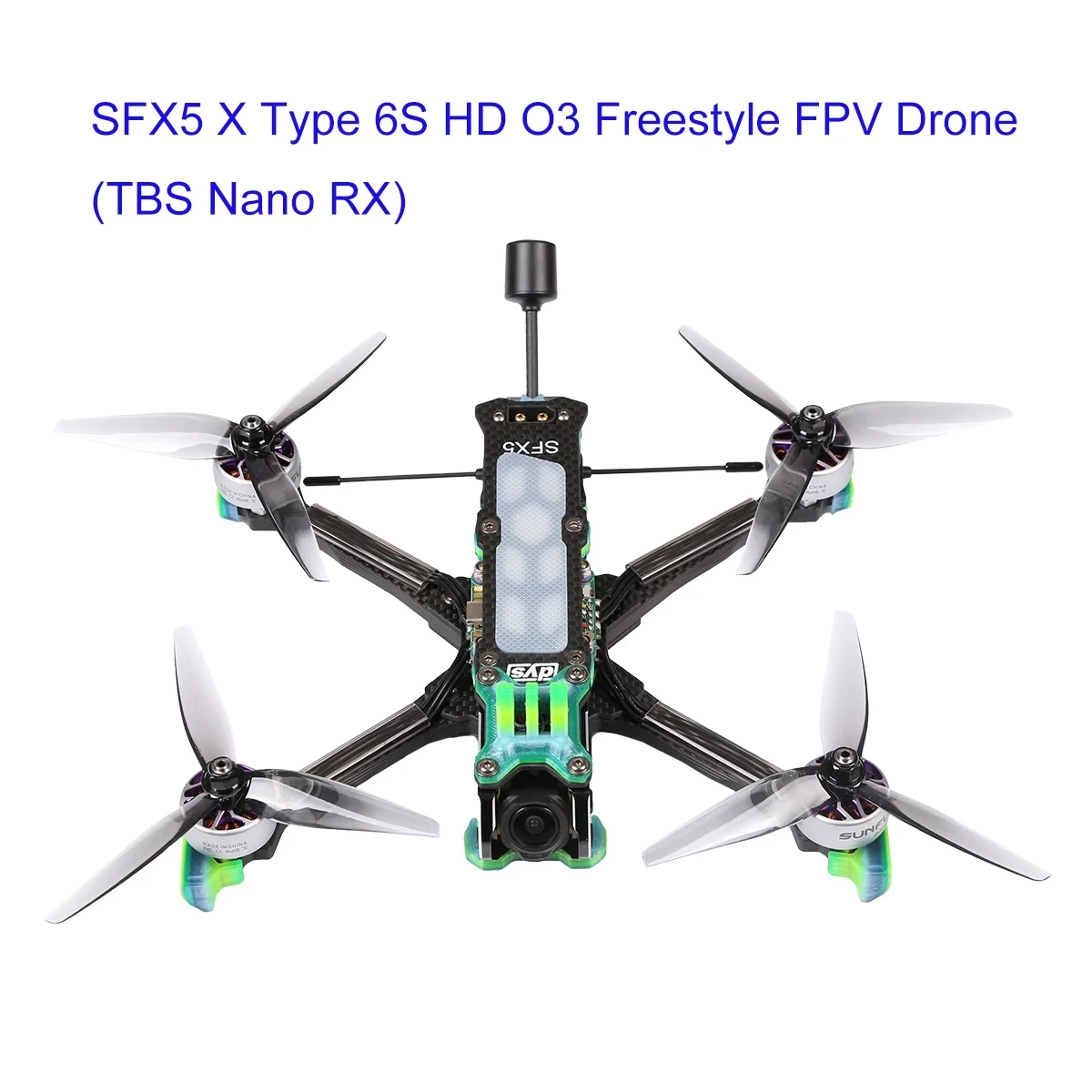 DYS SFX5 X Type 5 Inch Freestyle FPV Drone 6S HD O3 Carbon Fiber FPV Racing Drone DYS SFX5 X Type 5 Inch Freestyle FPV Drone 6S HD O3 Carbon Fiber FPV Racing Drone