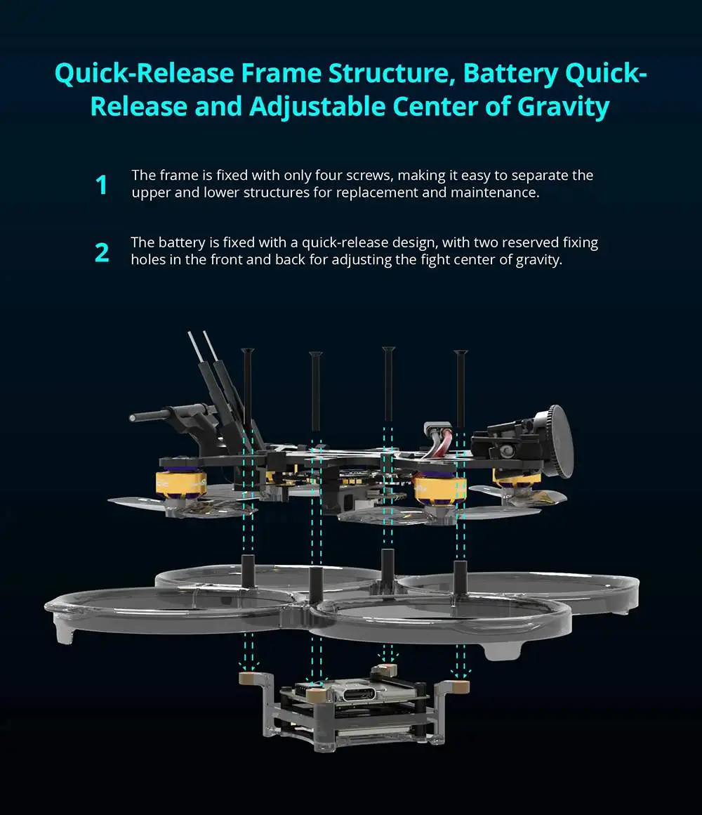 Flywoo FlyLens 85 HD O3 Lite 2S 2 Inch Brushless Whoop FPV Racing Drone with Naked O3 Lite Air Unit Digital System Flywoo FlyLens 85 HD O3 Lite 2S 2 Inch Brushless Whoop FPV Racing Drone with Naked O3 Lite Air Unit Digital System