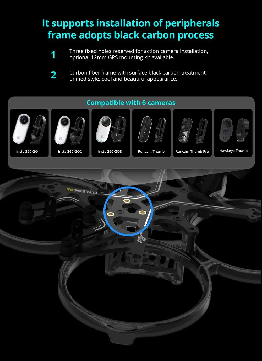 Flywoo FlyLens 85 HD O3 Lite 2S 2 Inch Brushless Whoop FPV Racing Drone with Naked O3 Lite Air Unit Digital System Flywoo FlyLens 85 HD O3 Lite 2S 2 Inch Brushless Whoop FPV Racing Drone with Naked O3 Lite Air Unit Digital System