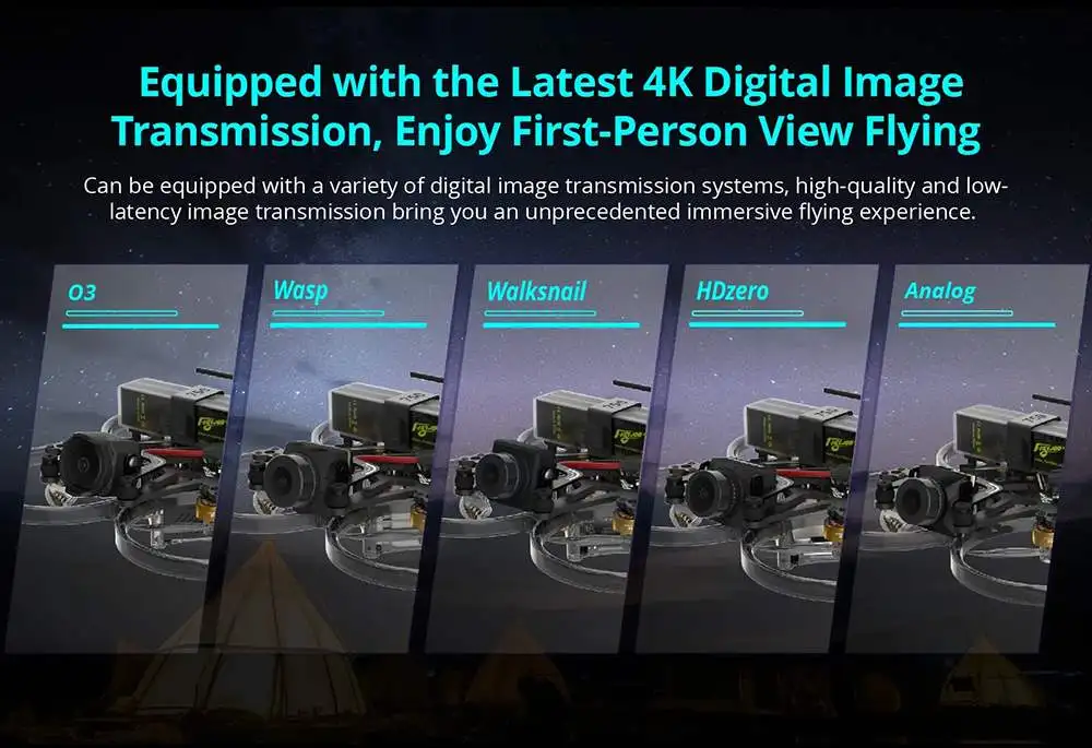 Flywoo FlyLens 85 HD O3 Lite 2S 2 Inch Brushless Whoop FPV Racing Drone with Naked O3 Lite Air Unit Digital System Flywoo FlyLens 85 HD O3 Lite 2S 2 Inch Brushless Whoop FPV Racing Drone with Naked O3 Lite Air Unit Digital System