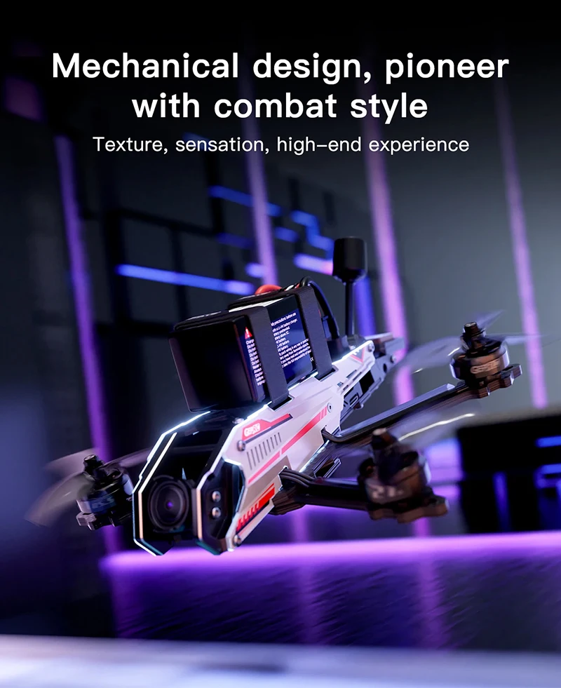 GEPRC DoMain4.2 HD O3 Freestyle FPV Drone PNP/ELRS2.4G/TBS NanoRX SPEEDX2 2105.5 2650KV FC F722 SE E55A DIY RC Quadcopter