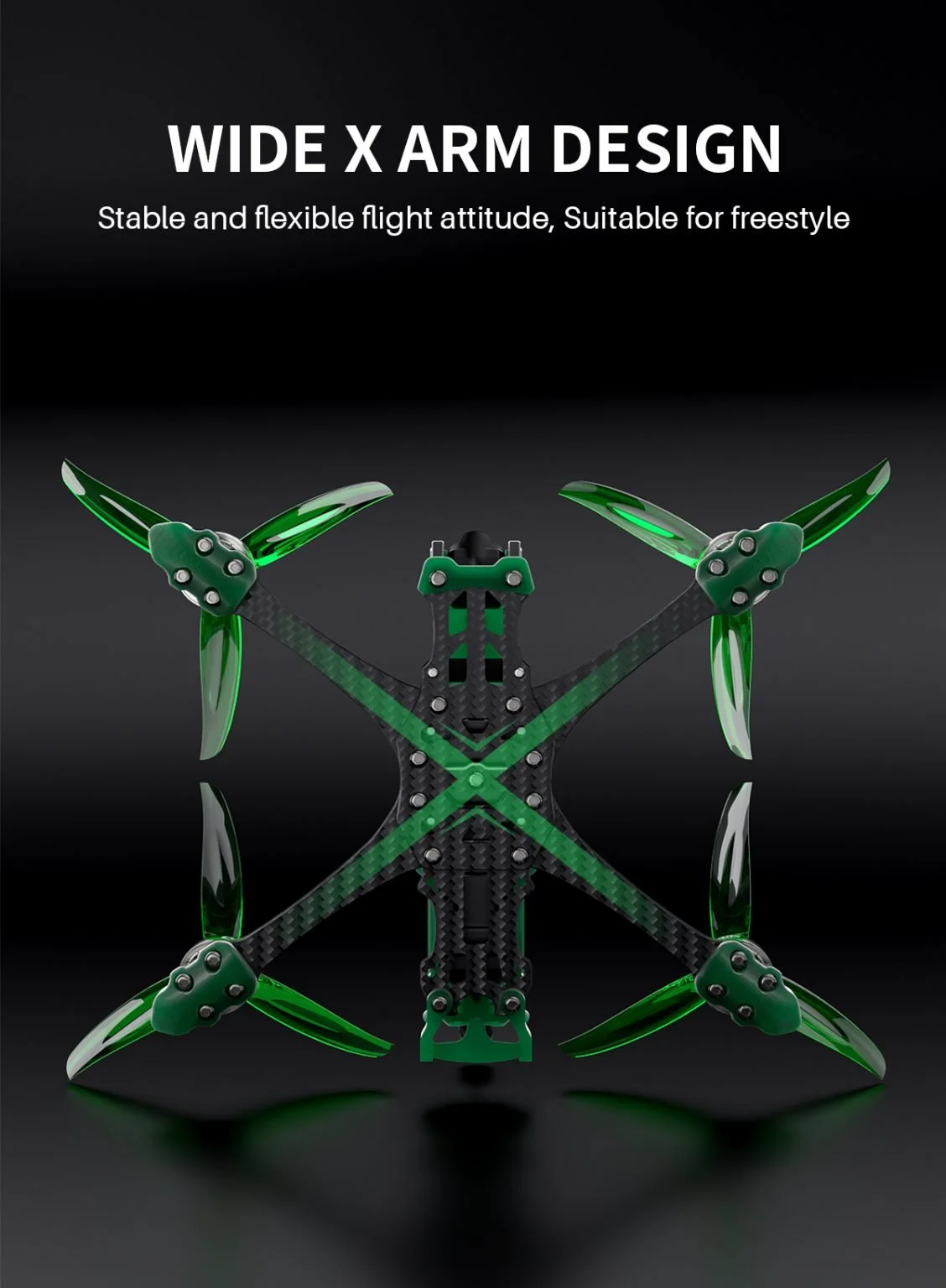 GEPRC MARK5 HD O3 Freestyle FPV Drone with O3 Air Unit Supports up to 4K/60fps and 7075-T6 Aluminum Camera Plate/Gemfan 5136