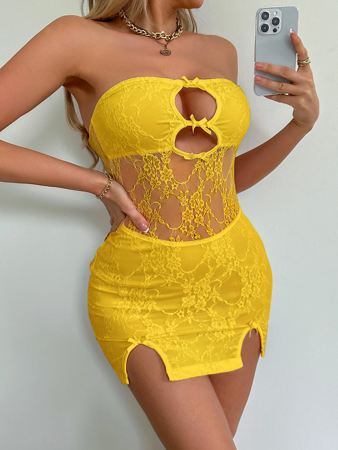 Women's Fashion Mini Dress Sexy Babydolls Club Dress Hip Package Skirt