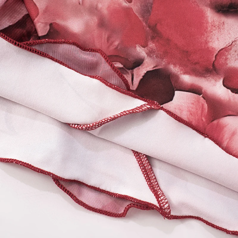 CUTENOVA Floral Printing Ruffles Mini Dress Women Sexy Halter Backless Body-Shaping Vacation Dresses 2024 Summer Holiday Beachwe