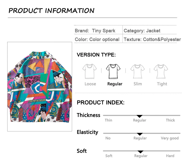 Men's Japanese Themed Kimono Jacket