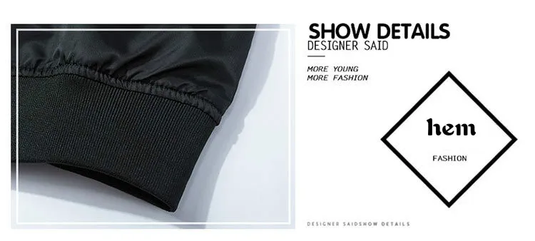 Men's Embroidered Bomber Jacket