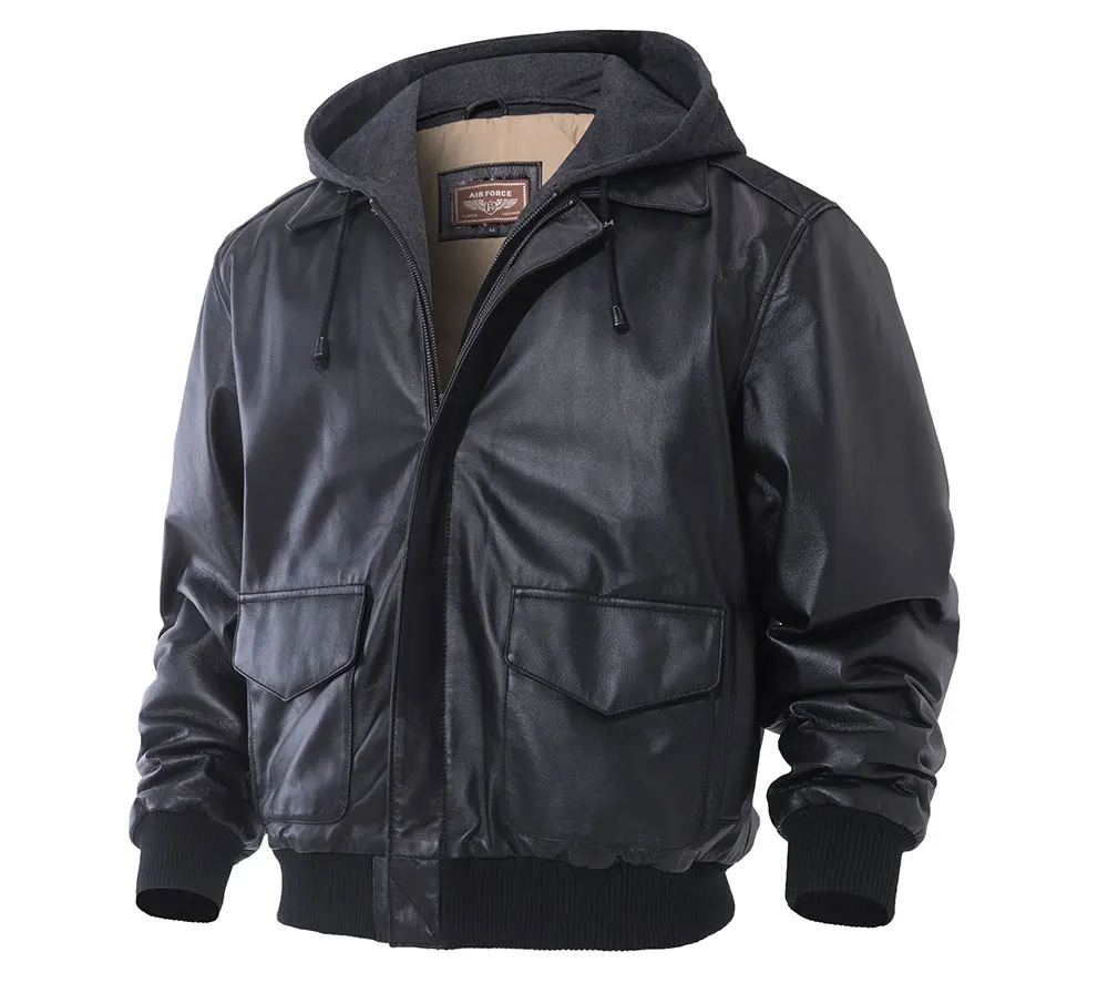 Classic Aviator Leather Jacket