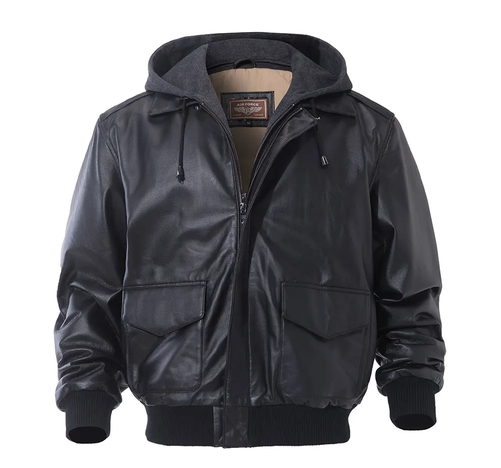 Classic Aviator Leather Jacket