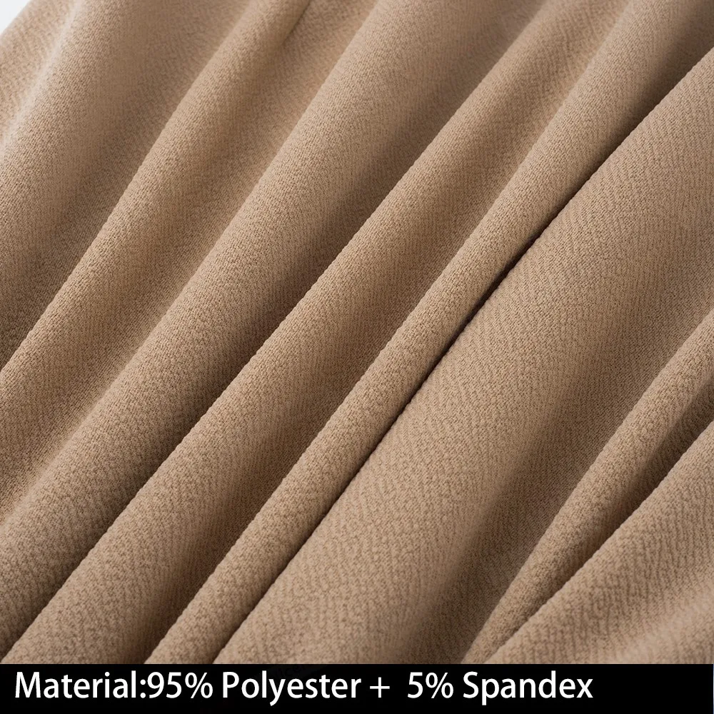 Women's Midi Pencil Dress with Ruffled Sleeves