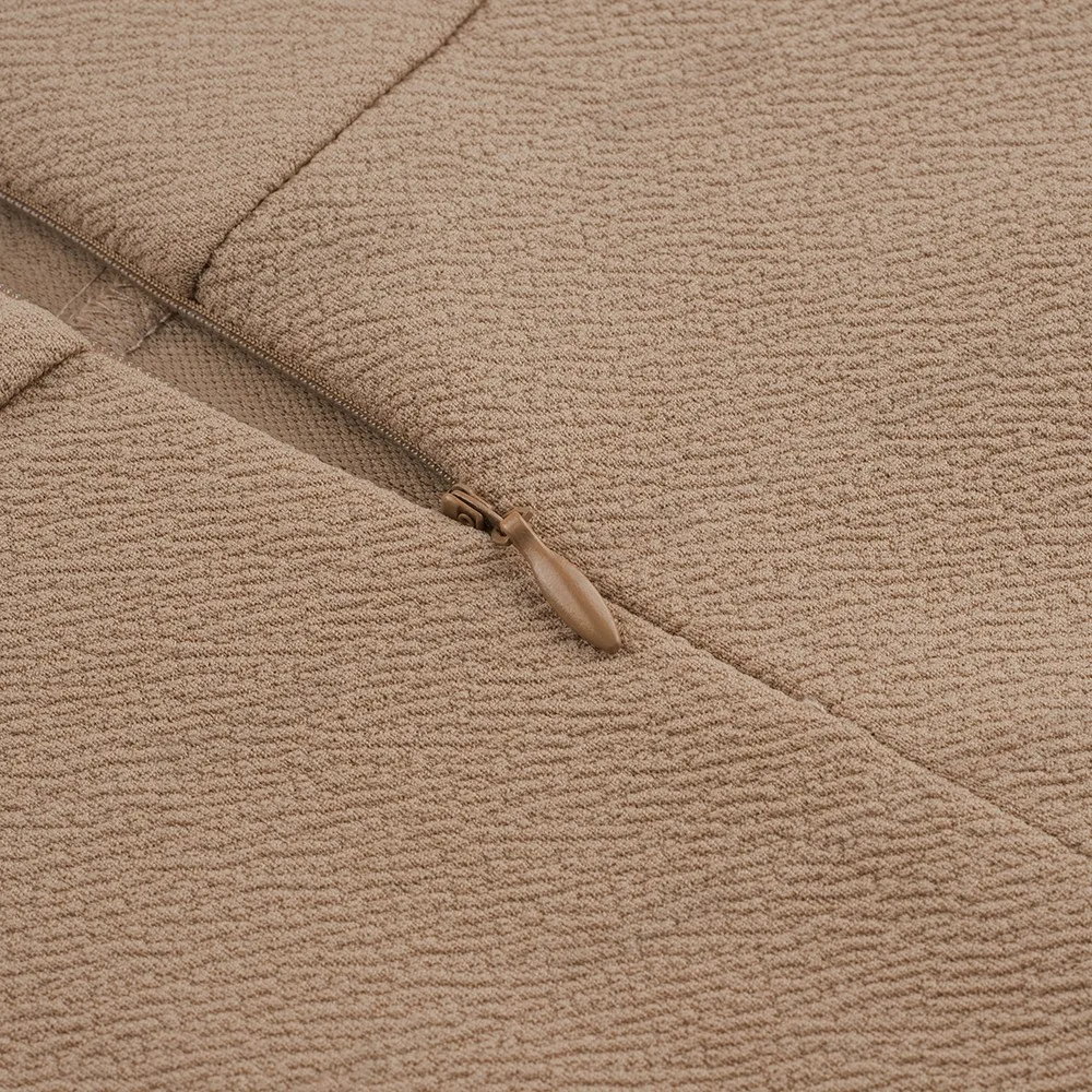 Women's Midi Pencil Dress with Ruffled Sleeves