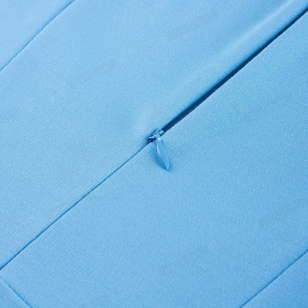 Elegant Office Women's Dress in Purple and Black